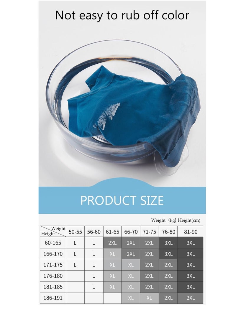 DUNISO 3 Pack Mens Briefs Set Cotton Underwear for Men Breathable and Comfortable Underpants with High Elastic Waistband Boxer Briefs for Teenager Multi-Colors Available Briefs  - Image 4
