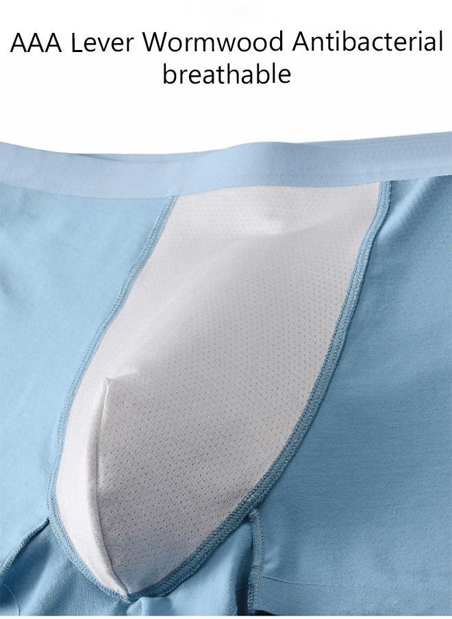 DUNISO 3 Pack Mens Briefs Set Cotton Underwear for Men Breathable and Comfortable Underpants with High Elastic Waistband Boxer Briefs for Teenager Multi-Colors Available Briefs  - Image 3