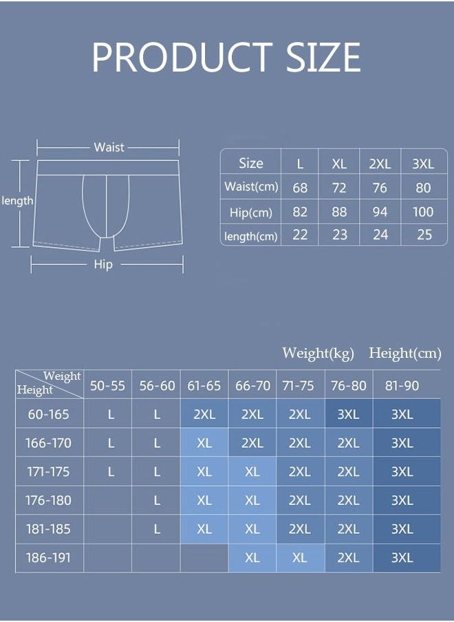 DUNISO 3 Pack Mens Briefs Set Cotton Underwear for Men Breathable and Comfortable Underpants with High Elastic Waistband Boxer Briefs for Teenager Multi-Colors Available Briefs  - Image 5