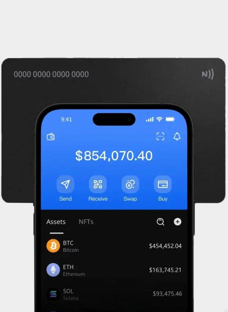 ELLIPAL X Card Cryptocurrency Hardware Wallet (1 Card Set) + CryptoKIT Premium Bundle | Official UAE Reseller, Air-Gapped Cold Storage, EAL6+ Security Chip, NFC Tap & Go, iOS & Android - Image 2