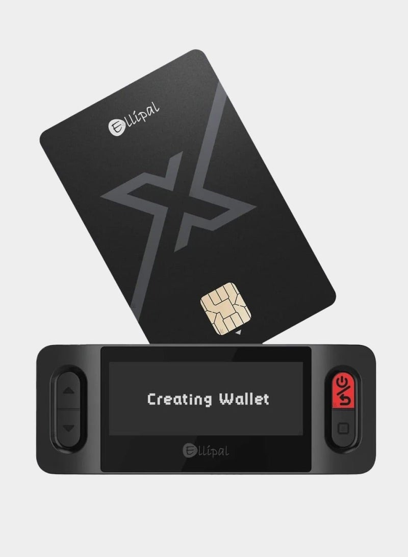 ELLIPAL X Card Cryptocurrency Hardware Wallet (1 Card Set) + CryptoKIT Premium Bundle | Official UAE Reseller, Air-Gapped Cold Storage, EAL6+ Security Chip, NFC Tap & Go, iOS & Android - Image 1