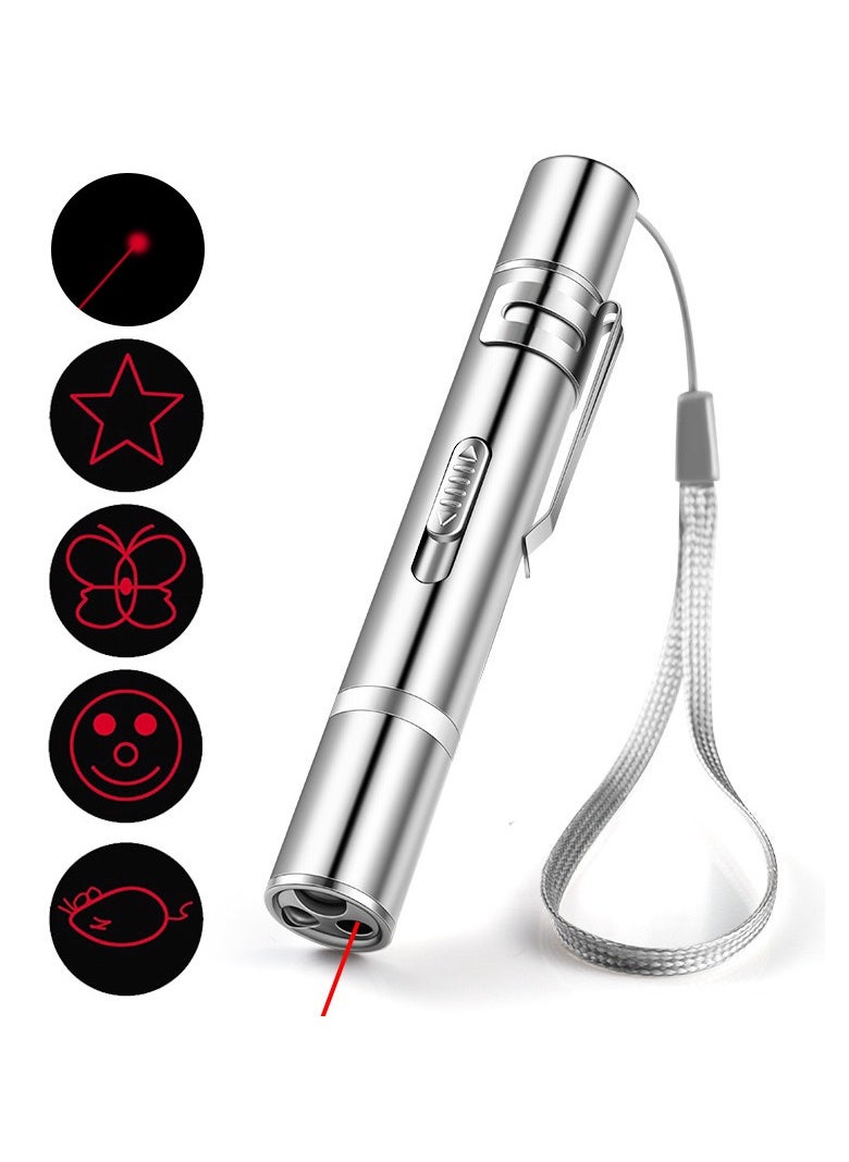 Arabest LED Laser Light Pointer Silver  - Image 2
