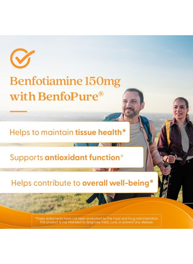Doctor's Best Benfotiamine 300 with BenfoPure, Helps Maintain Healthy Glucose Metabolism, Non-GMO, Vegan, Gluten Free, Soy Free, 300 mg, 60 Veggie Caps - Image 3