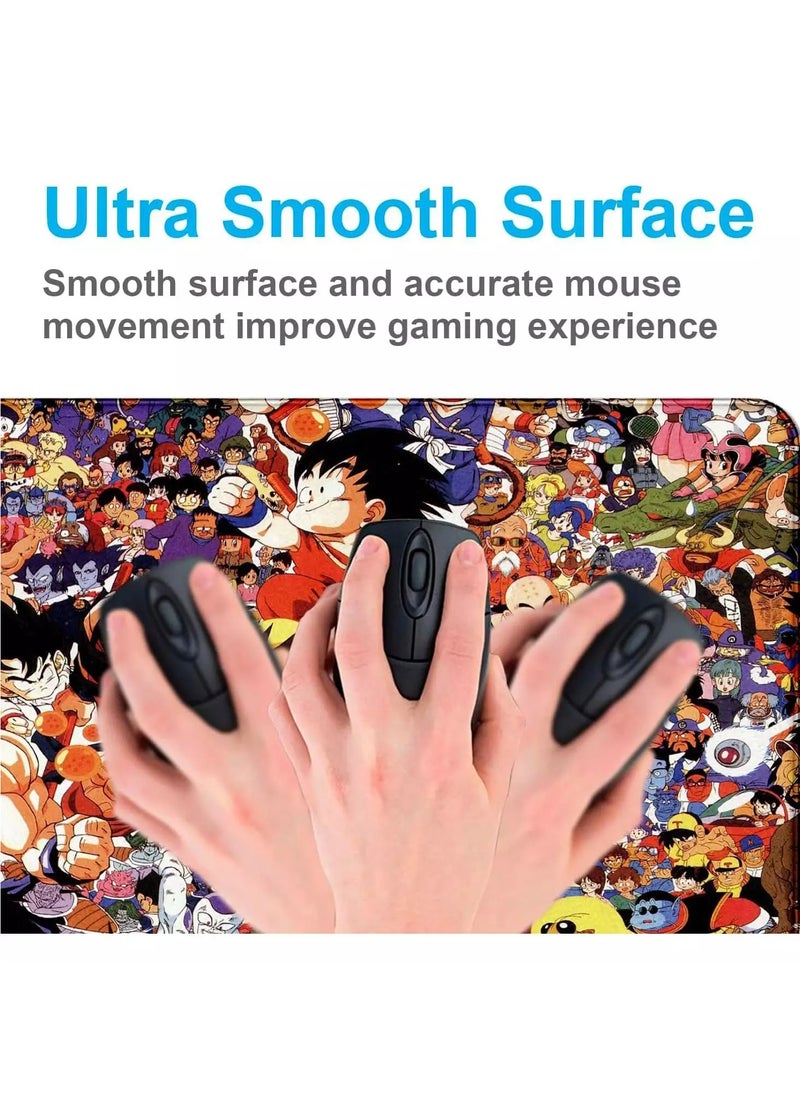 Generic - GOKU Gaming Mouse Pad For Keyboard And Mouse Non-Slip Rubber Base - Size 70X30 CM - Image 1