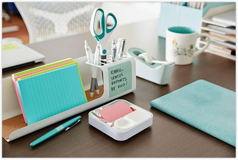 Post-it ملاحظات بوست-إت المنبثقة، 3 بوصة × 3 بوصة، ألوان متنوعة، 12 دفتر - موزع ملاحظات على شكل أكورديون - Image 2