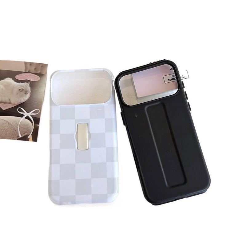 غطاء واقي بTPU+PC لـ iPhone 16 / 16 Plus / 16 Pro / 16 Pro Max مع حامل قائم ومغناطيس قوي مع مقاوم للصدمات مع مقاوم للخدش مع حماية من السقوط باللون Gold مغناطيسي بوظيفة حامل من ماد. - Veloris - Image 4