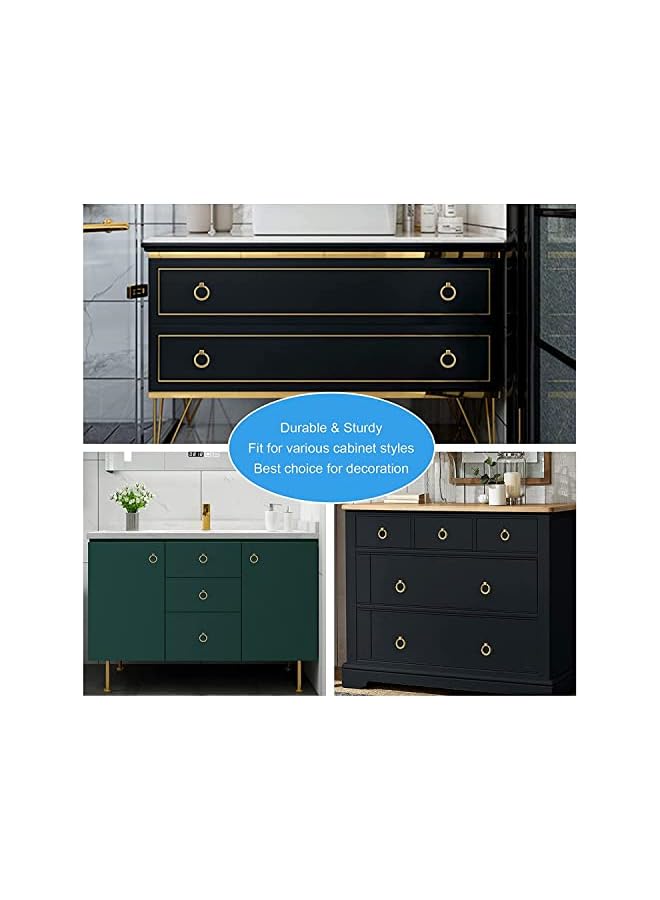 promass 6 Pcs Zinc Alloy Cabinet Door Drawer Knobs Cupboard Closet Door knobs Pull knobs for Kitchen Drawer Bedroom Furniture - Image 2