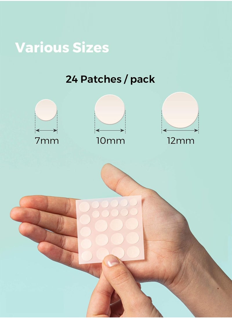 Generic Acne Pimple Patch Absorbing Hydrocolloid Spot Treatment Fast Healing, Blemish Cover（3Packs，72-Patches）  - Image 5