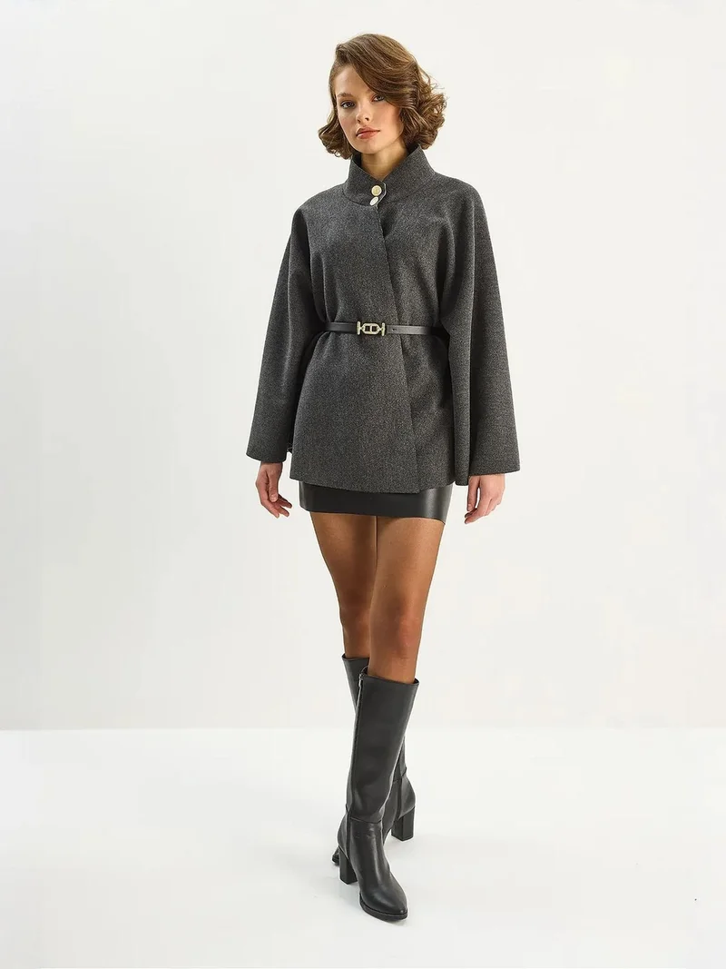 بيانكو لوتشي معطف طويل بأزرار من لوكسي