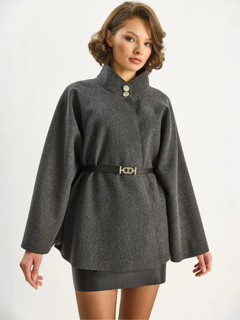 بيانكو لوتشي معطف طويل بأزرار من لوكسي