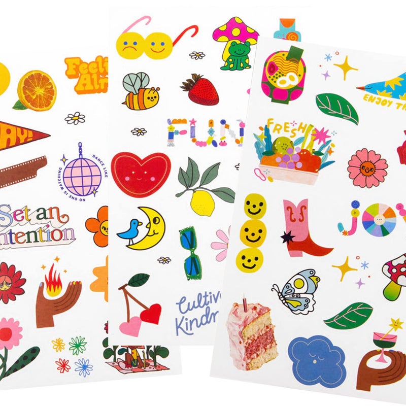 ban.do Sticker Book with Over 700 Assorted Stickers and 35 Sheets with Fun/Colorful/Aesthetic Pack for Scrapbooking Planners or Journals, Issue 9 - Image 3