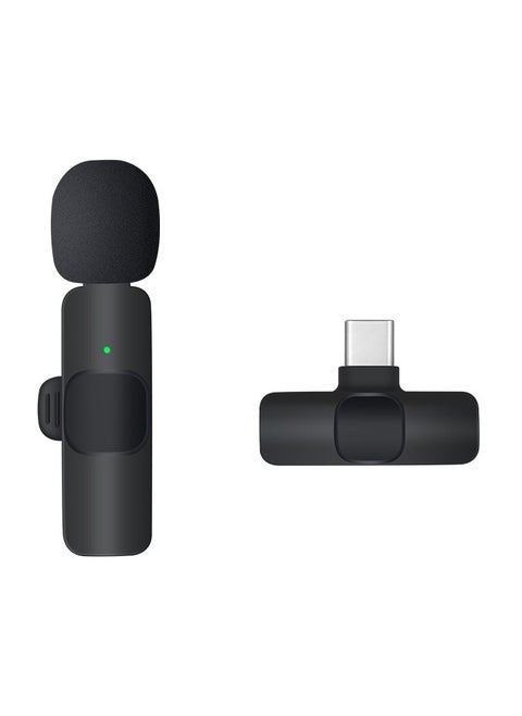 Wireless Lavalier Microphone Plug and Play Mini Mic for YouTube TikTok Live Streaming Gaming K Song Recording Auto Noise Reduction (MIC-Type C 1)