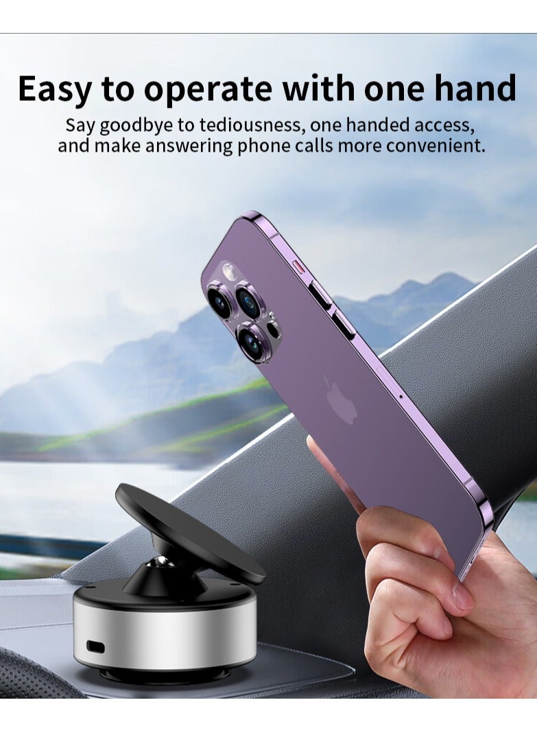 MagSafe-Compatible Car & Home Mount – Dual Suction Cup Design with Ultra-Stable Vacuum Grip, Adjustable Base for Flexible Placement, Magnetic Stand for Dual Use  - Image 3