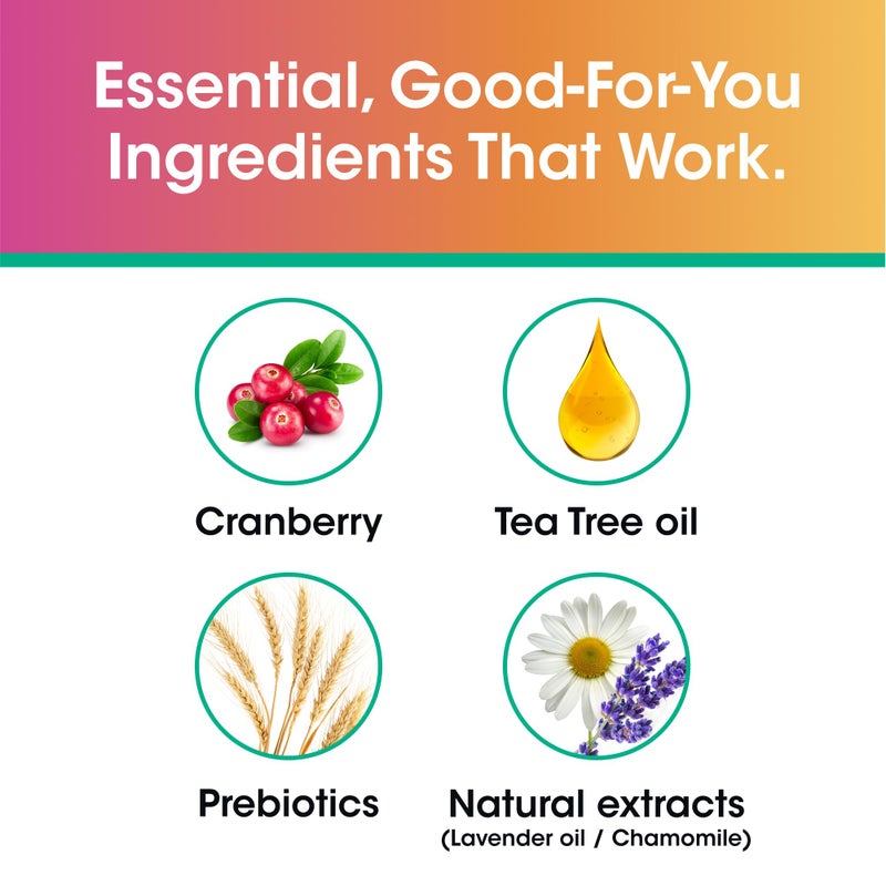 vH Essentials Daily Feminine Wash - 6 Fl Oz - Fragrance-Free, Odor Eliminating Body & Vaginal Wash with Tea Tree Oil, Prebiotics and Lactic Acid for pH Balance, Odor Defense and Vaginal Health - Image 2