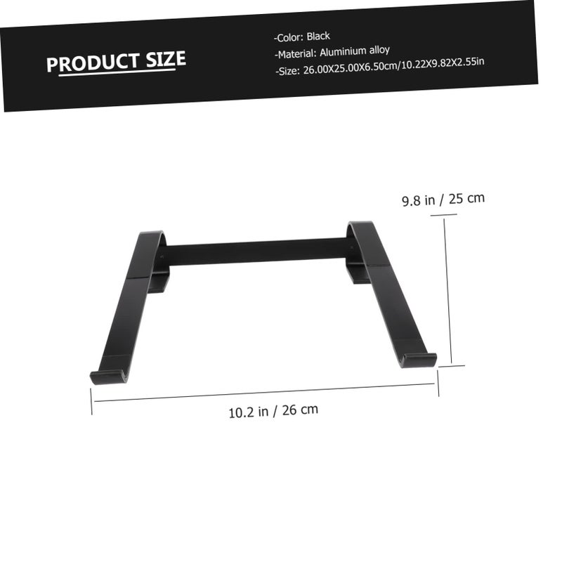 Aluminum Ergonomic Laptop Riser Stand Foldable Notebook Holder Heat Dissipation Comfortable Viewing - Image 3