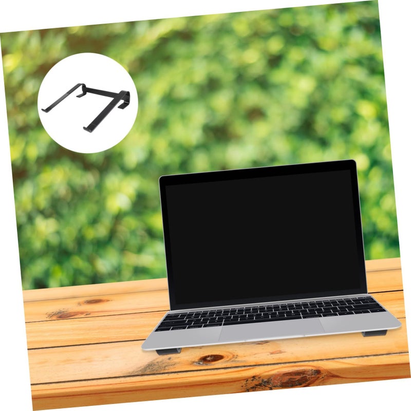 Aluminum Ergonomic Laptop Riser Stand Foldable Notebook Holder Heat Dissipation Comfortable Viewing - Image 4