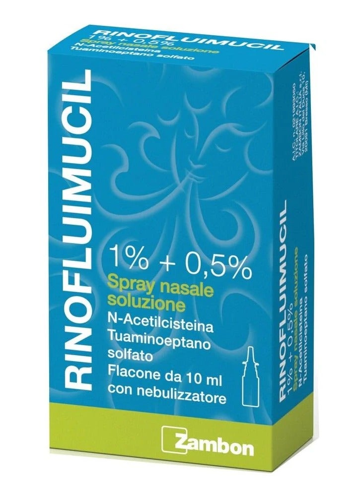 fluimucil 1% + 0.5% Nasal Spray (10 ml)
