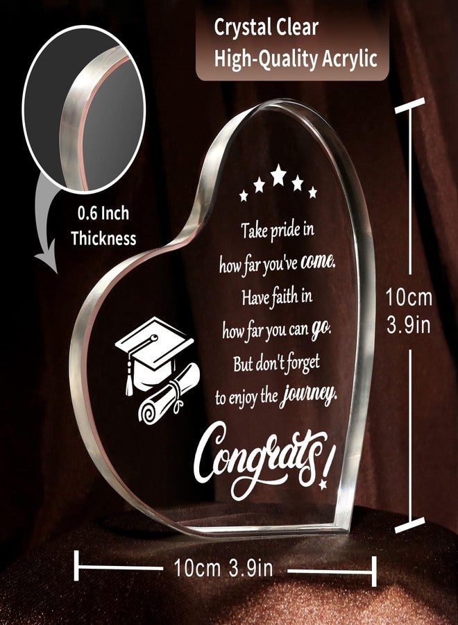 Milcier Graduation Gifts, 2026 Graduation Gifts for Her Him - Inspirational Acrylic Keepsake - College High School Graduation Decor, Masters Degree Graduate Gifts - Image 3