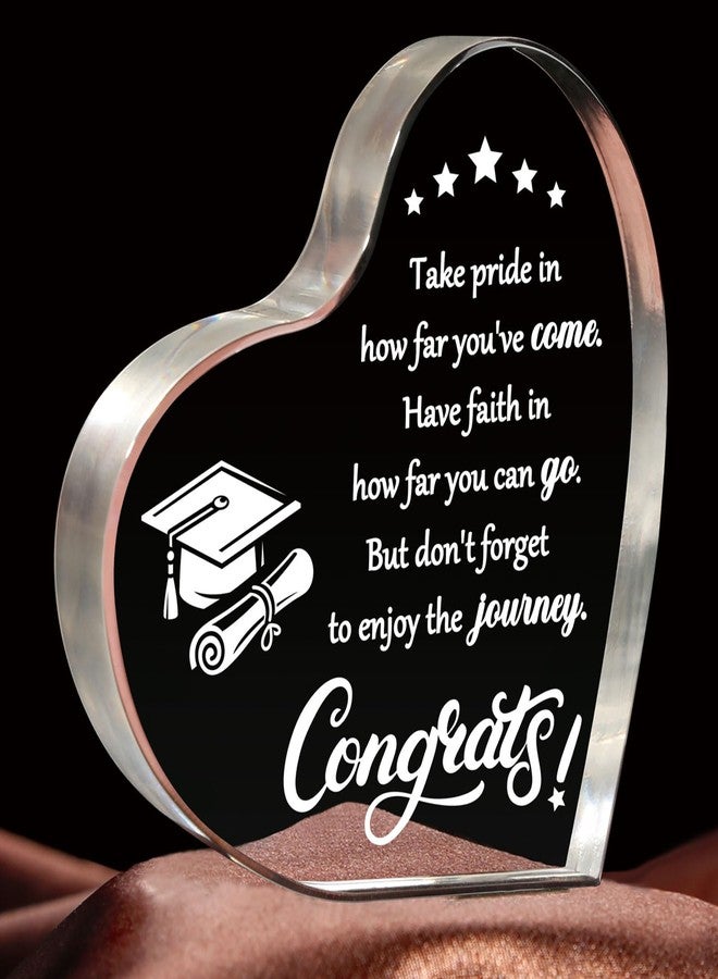 Milcier Graduation Gifts, 2026 Graduation Gifts for Her Him - Inspirational Acrylic Keepsake - College High School Graduation Decor, Masters Degree Graduate Gifts - Image 1