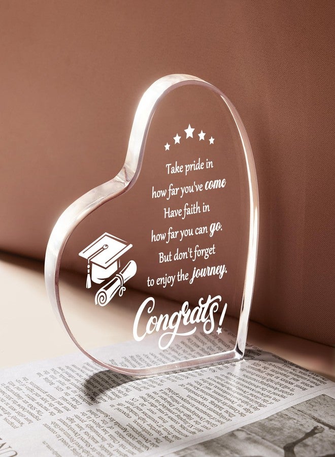 Milcier Graduation Gifts, 2026 Graduation Gifts for Her Him - Inspirational Acrylic Keepsake - College High School Graduation Decor, Masters Degree Graduate Gifts - Image 5
