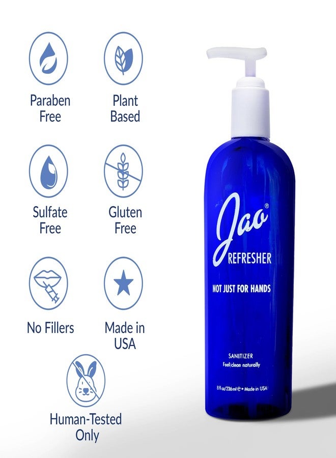 Jao Brand Refresher | Multipurpose Travel Hand Sanitizer, Face Moisturizer, Toner For Face, & Aftershave | Skin Care Travel Essentials | Plant-based | No Parabens, No Sulphates | 8 oz - Image 5