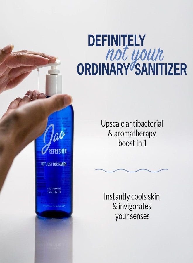 Jao Brand Refresher | Multipurpose Travel Hand Sanitizer, Face Moisturizer, Toner For Face, & Aftershave | Skin Care Travel Essentials | Plant-based | No Parabens, No Sulphates | 8 oz - Image 3