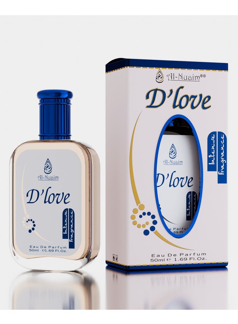 Al-Nuaim Deep Love Eau De Parfum for Men & Women - 50ml | EDP Perfume | Long Lasting & Luxury Fragrance