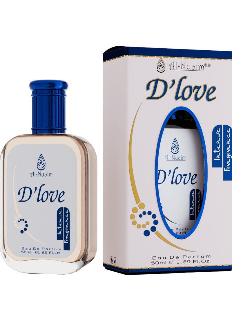 Al-Nuaim Deep Love Eau De Parfum for Men & Women - 50ml | EDP Perfume | Long Lasting & Luxury Fragrance