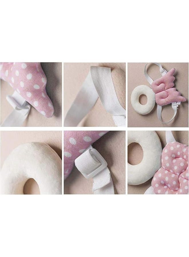 erorex Baby Head Protection Pad Baby Head Pillow Backpack Adjustable Infant Safety Pad For Baby Walkers Protective Head And Shoulder Protector Prevent Head Injured Suitable  - Image 5