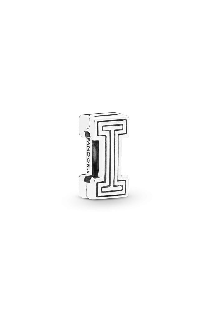 PANDORA Reflexions Letter I Silver Clip Charm  - Image 3