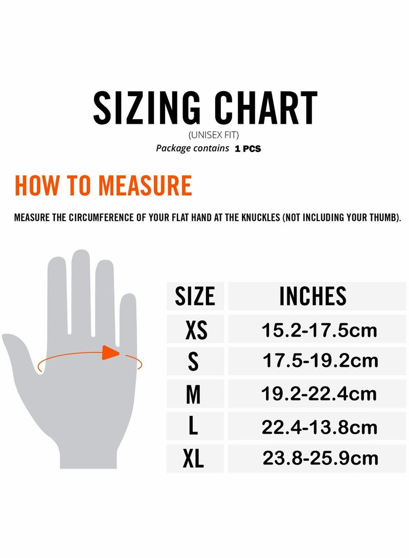Excefore قفازات رياضية للتمرين، للصالة الرياضية ورفع الأثقال والجمباز واللياقة البدنية والتمارين الرياضية، واقيات معصم مرنة قابلة للتعديل، مقاس L - Image 5