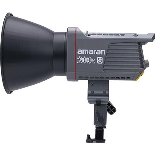 Aputure Amaran 200X-S COB LED Video Light, Bicolor 2700K-6500K, 250W, 51600Lux @ 1M, App Control, 9 Pre-Programmed Lighting Effects, Ultra-Silent Fan for Studio & Film Production - Image 4