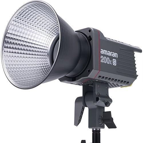 Aputure Amaran 200X-S COB LED Video Light, Bicolor 2700K-6500K, 250W, 51600Lux @ 1M, App Control, 9 Pre-Programmed Lighting Effects, Ultra-Silent Fan for Studio & Film Production - Image 2