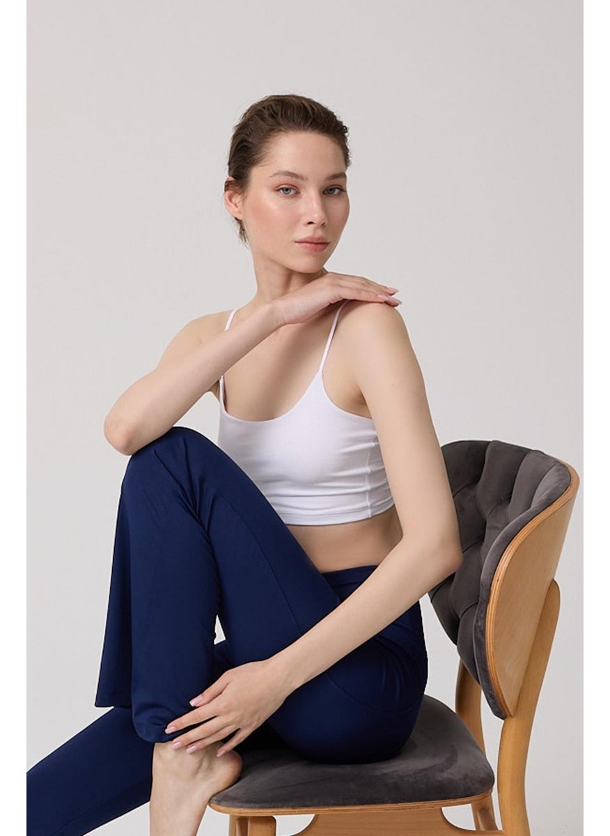 COTTONHILL Cotton Thin Strap Women's Crop Top Bustier 2-Pack  - Image 4