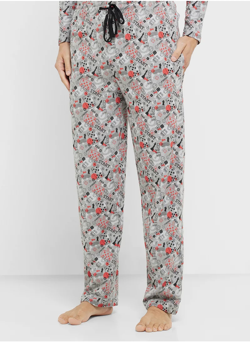 Robert Wood Nightwear T-Shirt & Pants Sets
