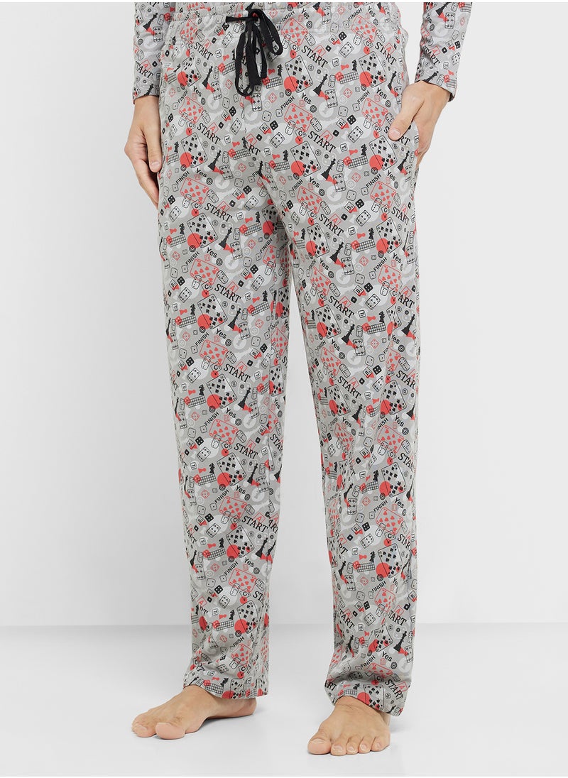 Robert Wood Nightwear T-Shirt & Pants Sets  - Image 4