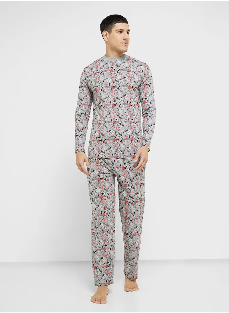 Robert Wood Nightwear T-Shirt & Pants Sets