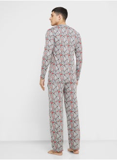 Robert Wood Nightwear T-Shirt & Pants Sets  - Image 2