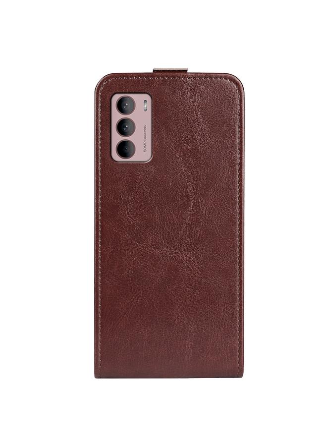 erorex Case For Motorola Moto G42 R64 Texture Vertical Flip Leather Phone Case - Image 3
