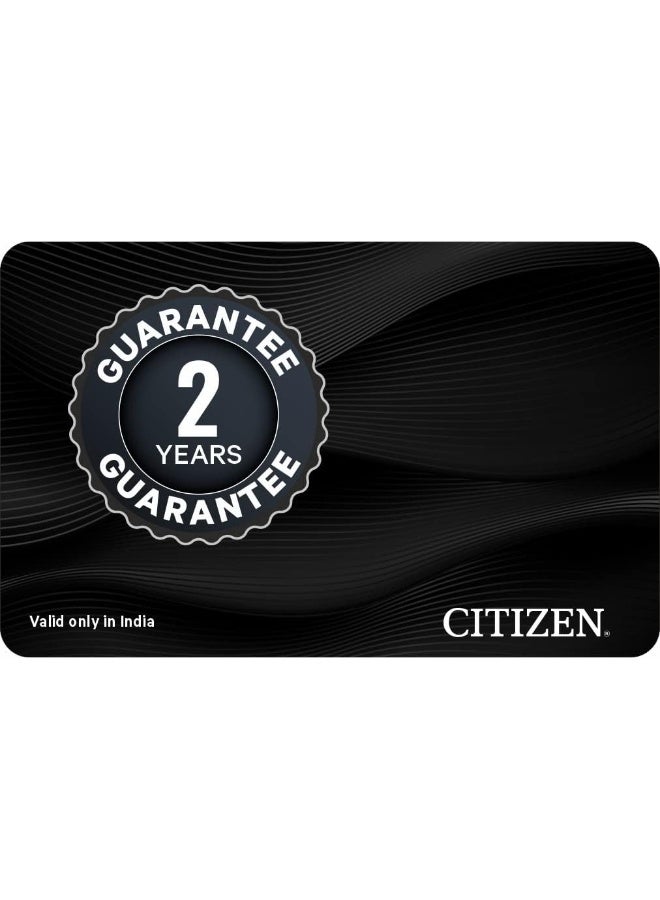 سيتيزن ساعة يد رجالية بعقارب وميناء وردي - Image 4