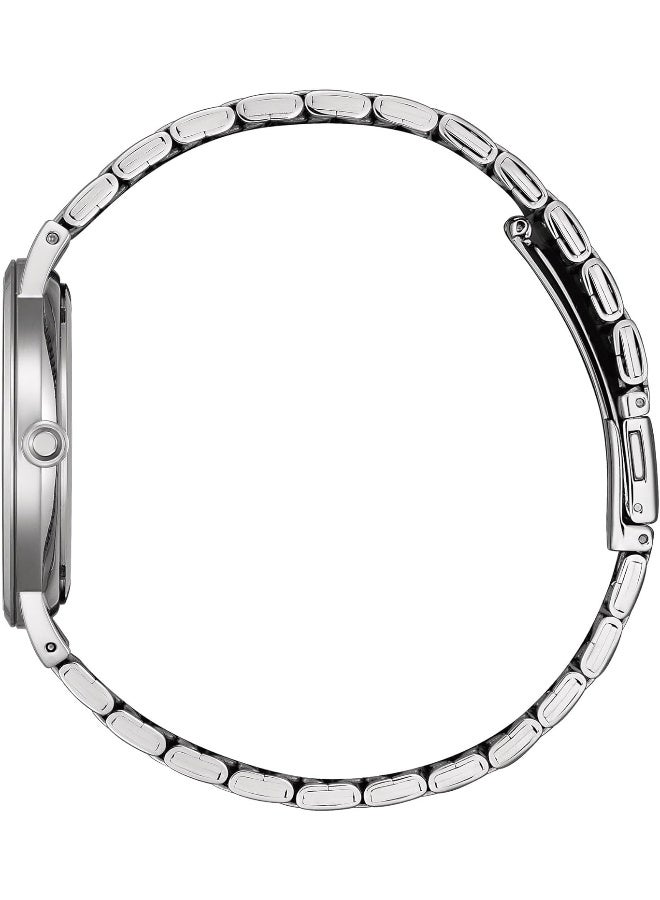 سيتيزن ساعة يد رجالية بعقارب وميناء وردي - Image 2