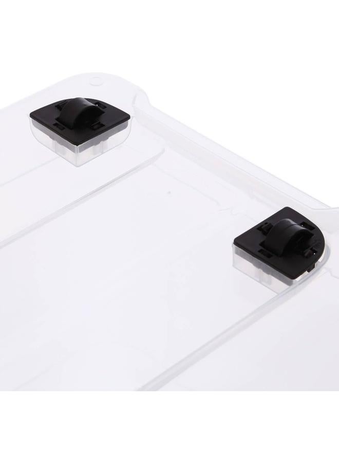 Five Simply Smart Easy Roll Durable High Quality Storage Box Clear 83 Liter 104047 - Image 4