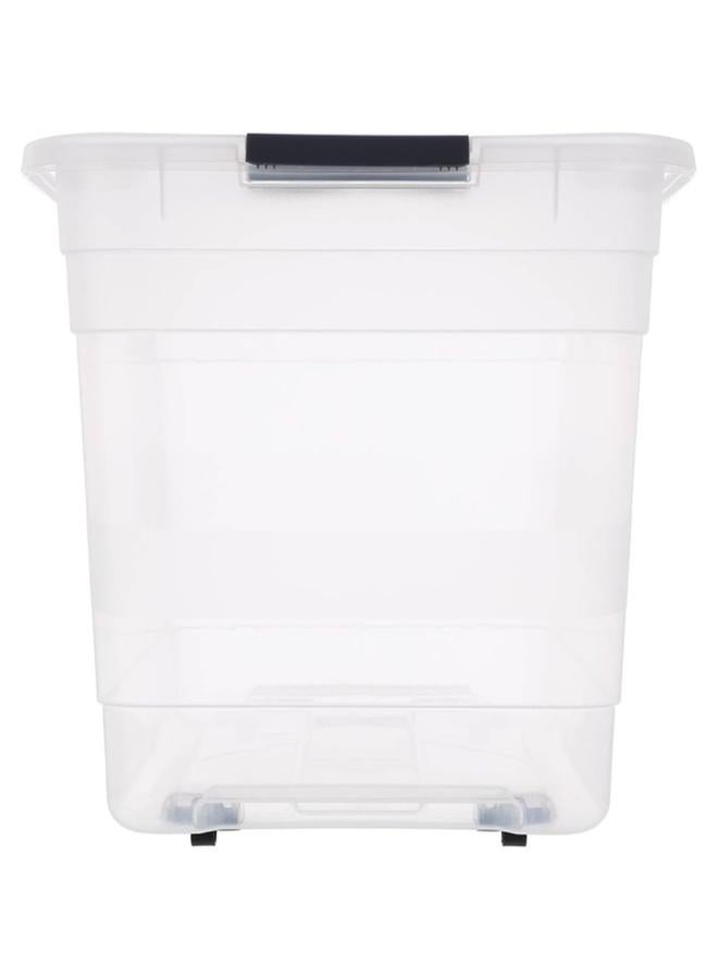 Five Simply Smart Easy Roll Durable High Quality Storage Box Clear 83 Liter 104047 - Image 2