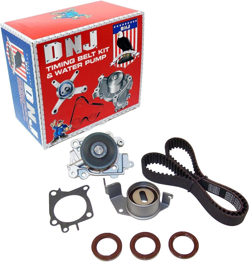 DNJ TBK159WP Timing Belt Kit with Water Pump for Mitsubishi Lancer 2002-2007 - Image 1