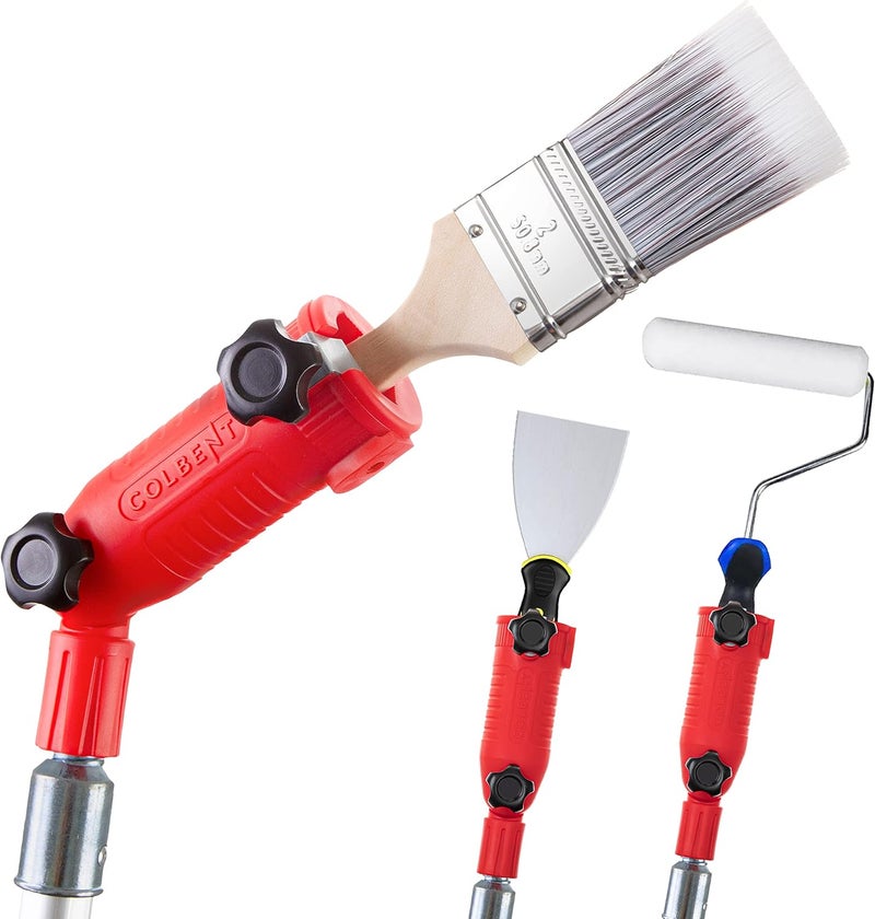 Colbent Multi-Angle Paint Brush Extender - High Ceiling Paint Edger Tool, Extension Pole Attachments - Image 1