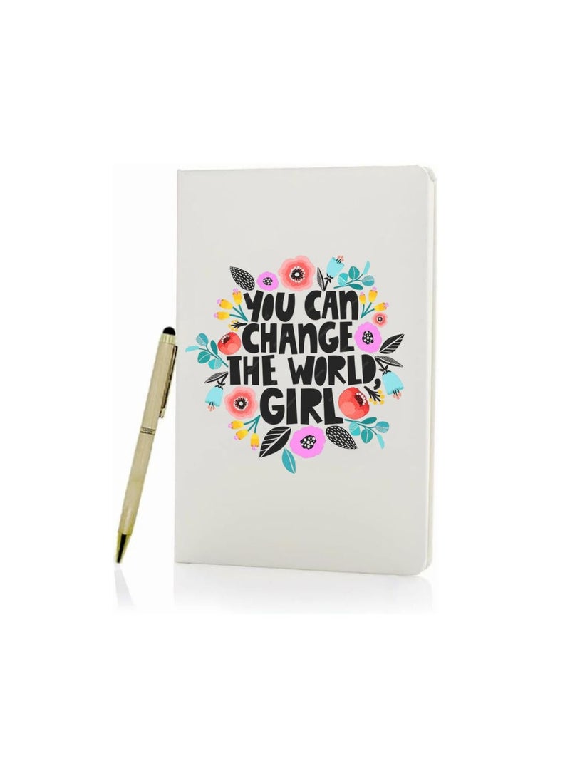 PRINTSHOP4ME Womensday Gift Set-Notebook/Pen-Womensday Combo For Friends,Family And Colleagues-Unique Gift Ideas For Loved Ones Or Corporate Gifting-Gift Set For Womensday Celebration - Image 2