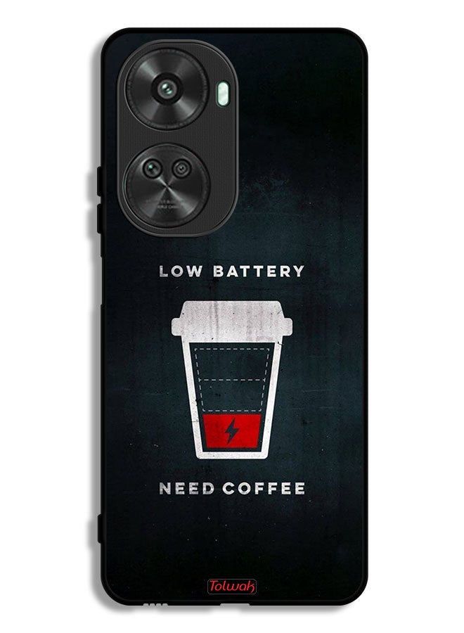 Tolwak Huawei nova 11 SE Protective Case Cover Low Battery Need Coffee - Image 1