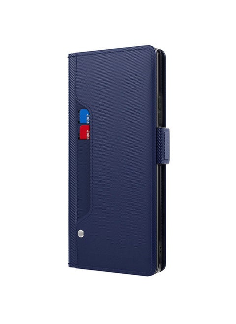 Honor 90 5G Case Cover with Card Wallet Slots Bracket Holder TPU+PU Leather Flip Case Back Cover Equipped with a Small Mirror,Waterproof Anti Drop Anti Oil Phone Case for Honor 90 5G