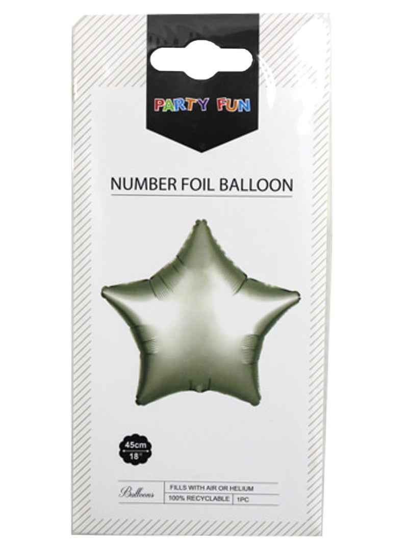 PARTY FUN Star Foil Balloon 18" 1Pcs/Card - Image 2