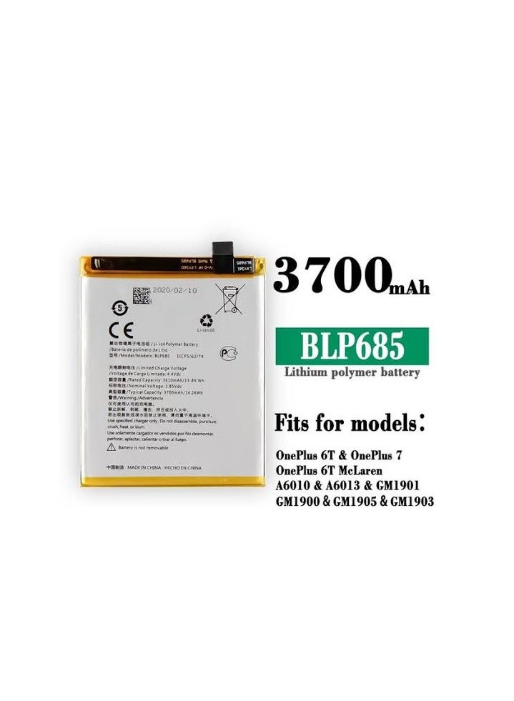 OEM Battery Replacement OnePlus 6T - BLP685